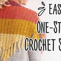 Easy One-Stitch Crochet Shawl with Stuart Hillard