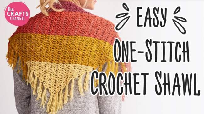 Easy One-Stitch Crochet Shawl with Stuart Hillard