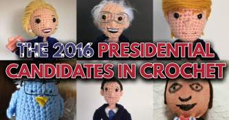 The 2016 Presidential Candidates in Crochet