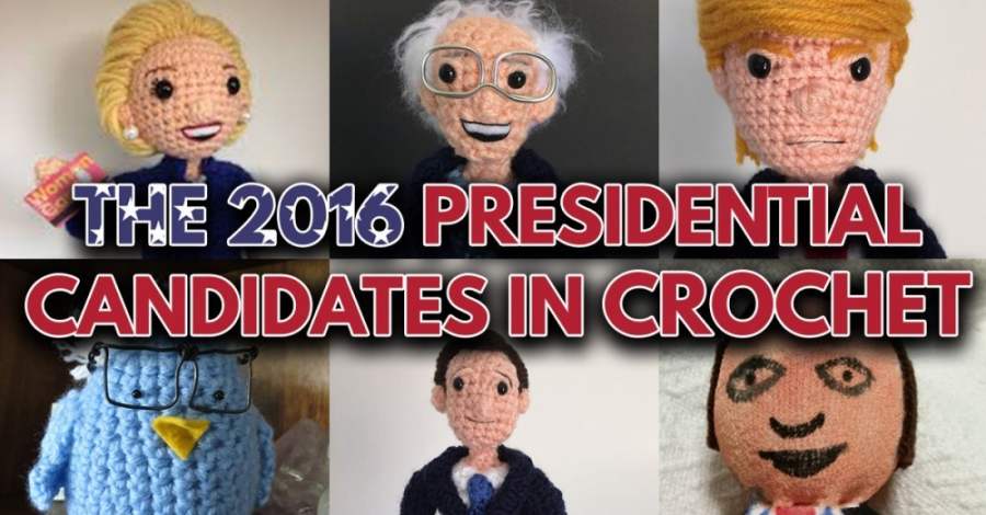 The 2016 Presidential Candidates in Crochet