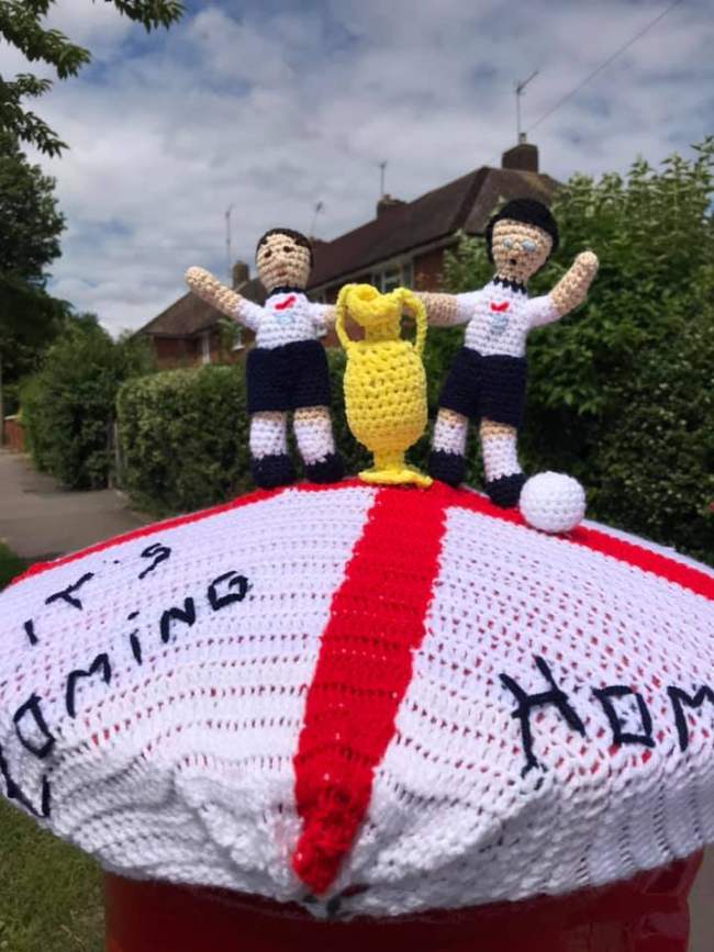 Crochet Gareth Southgate & England Football Team Tributes For Euro 2021