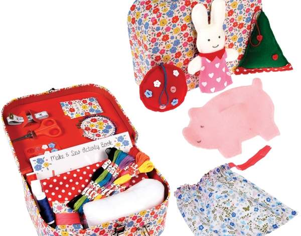 Eight Rex London Make & Sew Suitcase Craft Kits