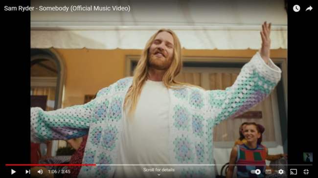 Sam Ryder Shows Off Granny Square Cardi in New Music Video!