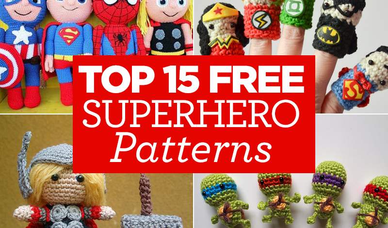 Top 15 FREE Superhero Patterns