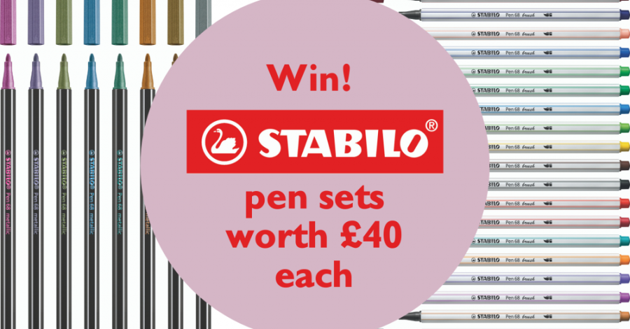 Win STABILO pen sets