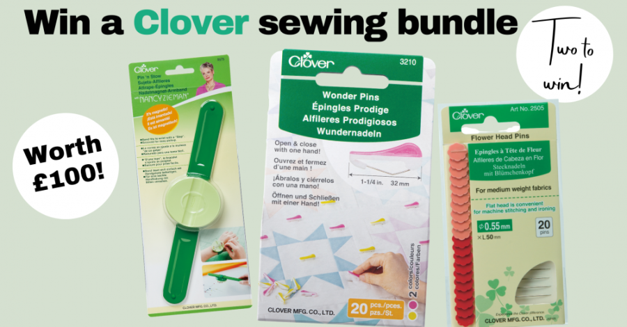 Win £100 sewing bundles from Clover