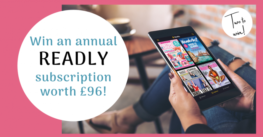 Win an annual subscription to Readly