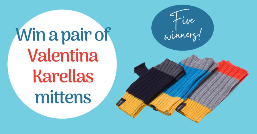 Win a  £45 Pair of Valentina Karellas Mittens!