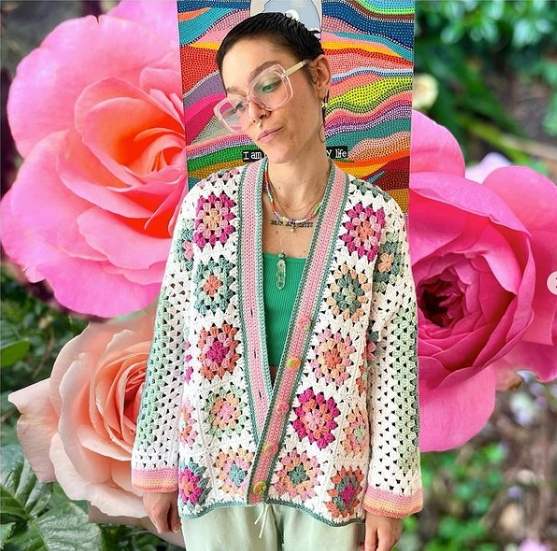 Sam Ryder Shows Off Granny Square Cardi in New Music Video!