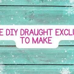 8 Free DIY Draught Excluders to Make