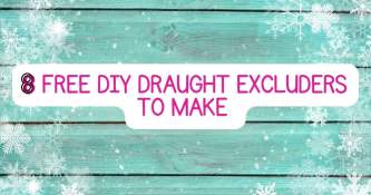 8 Free DIY Draught Excluders to Make