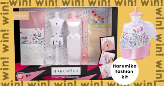 Win a kid’s fashion design kit from Harumika!