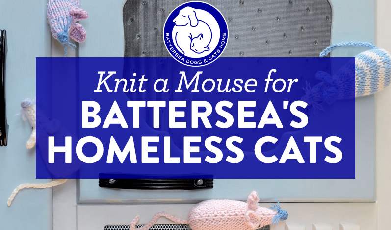 Knit a Mouse for Battersea’s Homeless Cats