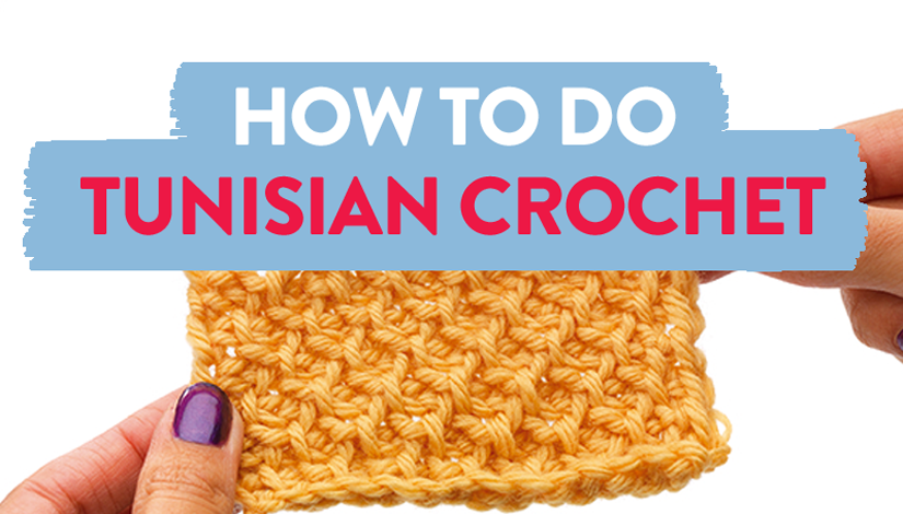 How To Do Tunisian Crochet