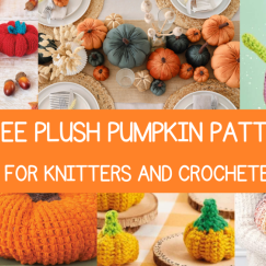 7 Free Plush Pumpkin Patterns for Knitters and Crocheters