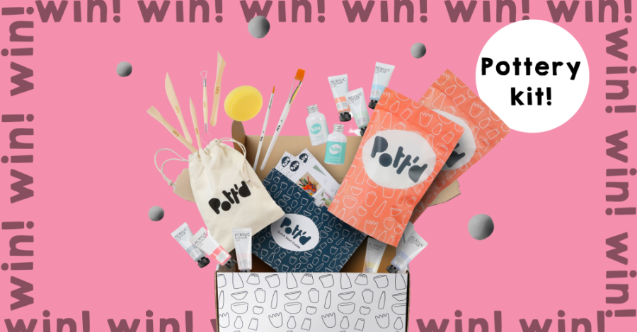 Win a Pott’d pottery making kit!