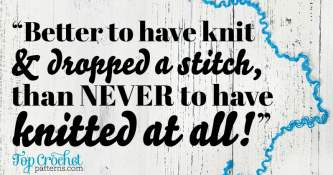 FREE Better To Have Knit & Dropped A Stitch Poster