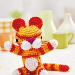 Amigurumi tiger toy