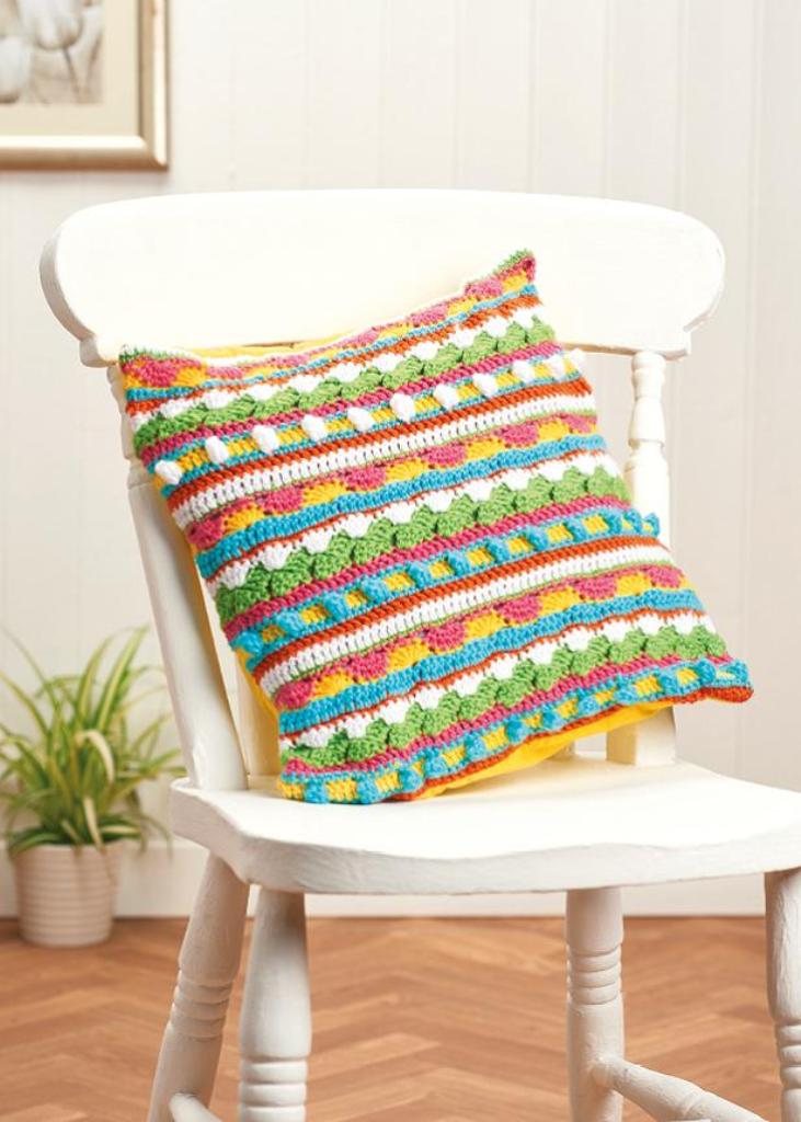 Bobble Cushion Crochet Pattern