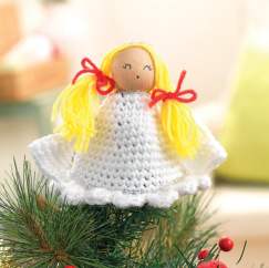 Crochet christmas angel