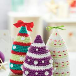 Crochet Christmas trees