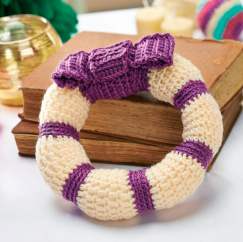 Crochet christmas wreath