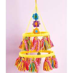 Crochet chandelier