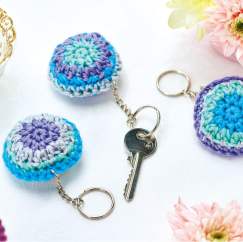 Crochet keyring