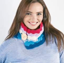 Crochet neck warmer