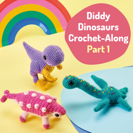 Diddy Dinosaurs Crochet-Along: Part One