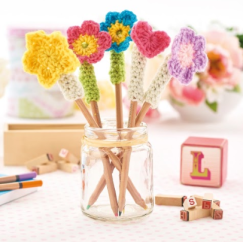 Flower Pencil Toppers