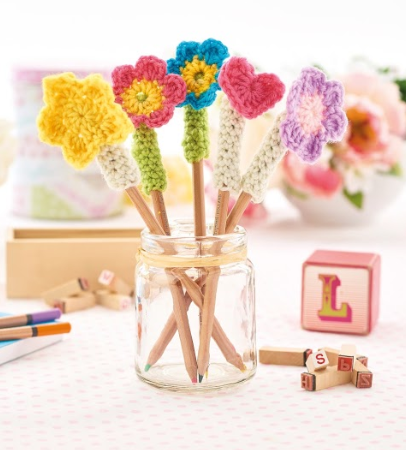 Flower Pencil Toppers