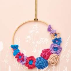 Flower & Butterfly Wreath