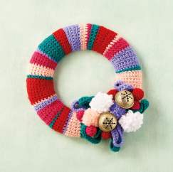 Christmas Stripy Wreath