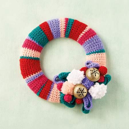 Christmas Stripy Wreath