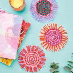 Fringed Coasters