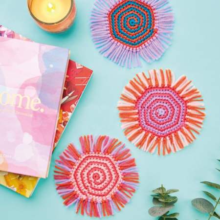 Fringed Coasters