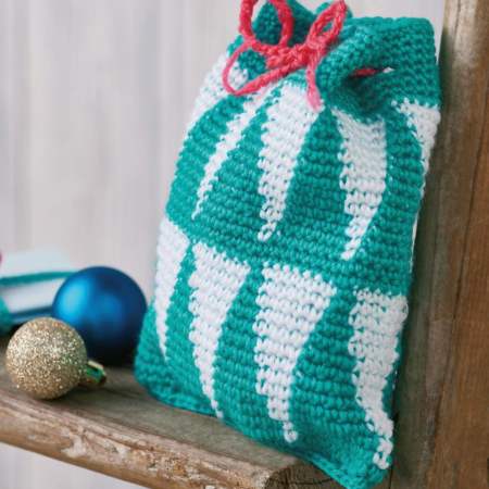 Geometric Christmas Gift Bag