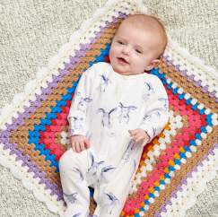 Granny Square Baby Blanket