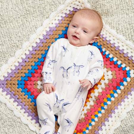 Granny Square Baby Blanket
