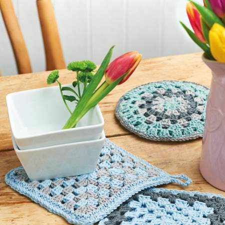 Granny Square Pot Holder