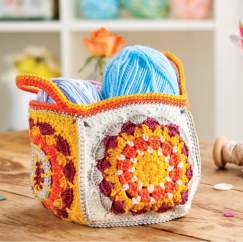 Granny square caddy