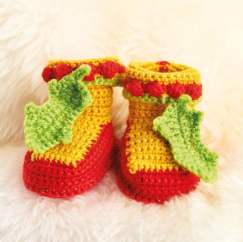 Holly Baby Booties