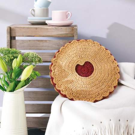 Jammy Dodger Cushion