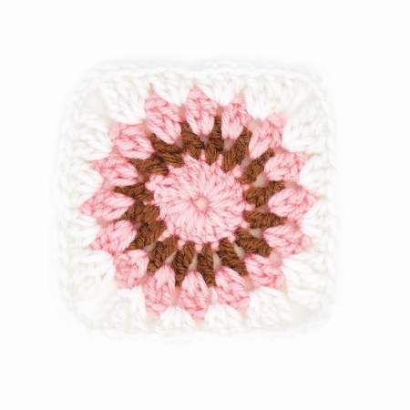 Granny Square of the Month: Strawberry Cream