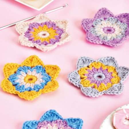 Pastel Flower Coasters