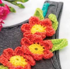 Beginners crochet floral motifs