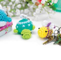 Amigurumi keyring critters