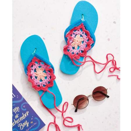 Mandala Flip Flops