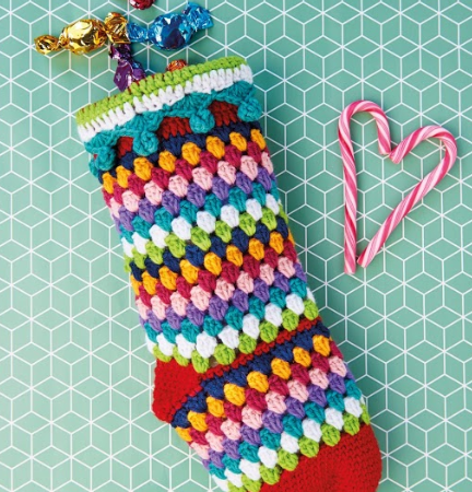 Retro Christmas Stocking